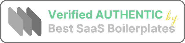 Best SaaS Boilerplates Verified Badge